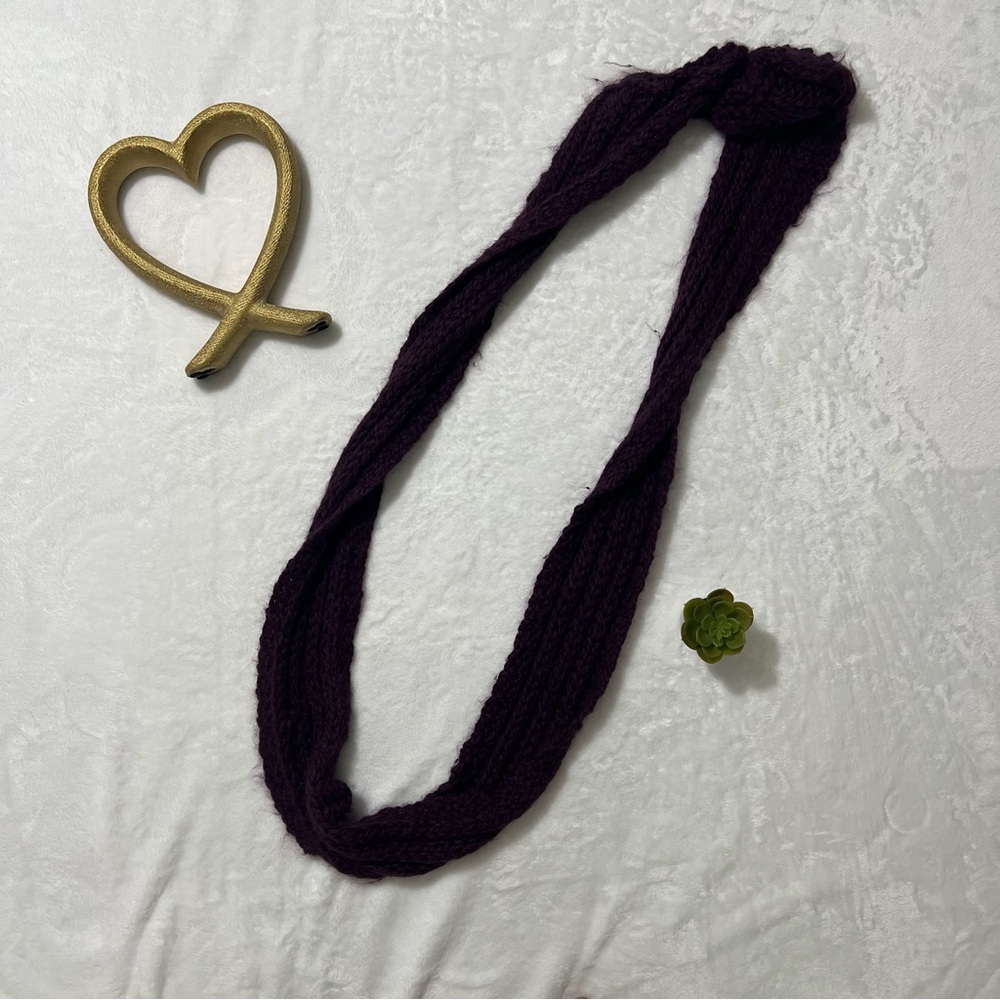 Purple Knit Wrap